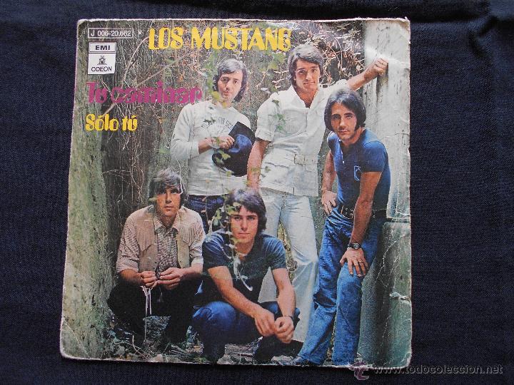 Discos de vinilo: LOS MUSTANG // TU CAMINAR + SOLO TU - Foto 1