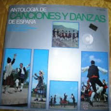 Discos de vinilo: ANTOLOGIA DE CANCIONES Y DANZAS DE ESPAÑA. SECCION FEMENINA . 2 LP´S. CLAVE 1968. IMPECABLE (#). Lote 52373210
