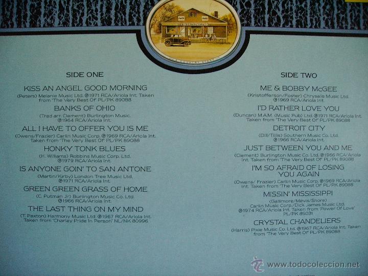 Discos de vinilo: CHARLEY PRIDE --- THE VERY BEST OF - Foto 2