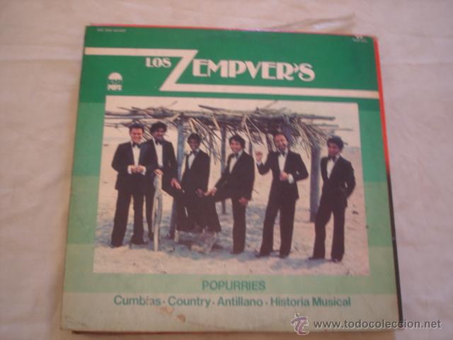 Vinyl records: LOS ZEMPVER&acute;S POPURRIES (Cumbias, Country, Antillano, Historia Musical)