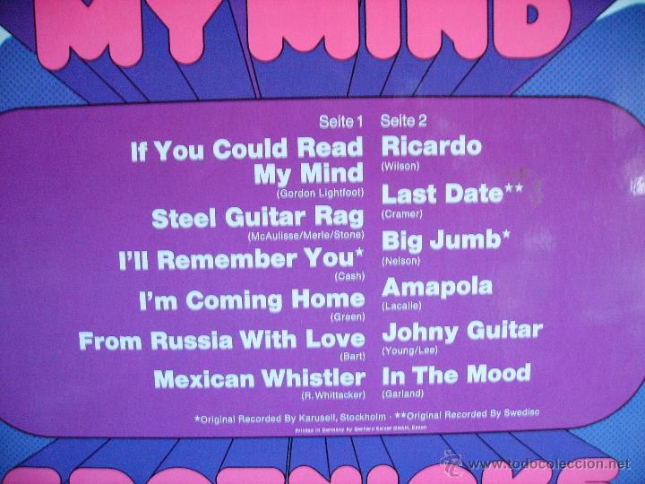 Discos de vinilo: THE SPOTNICKS ---- IF YOU COULD READ MY MIND - Foto 2