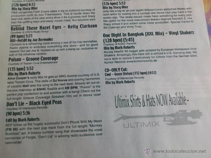 Discos de vinilo: ULTIMIX 117 - JEFF RICHARDS TOP TRACKS - SEPTEMBER 2005 - DOBLE VINILO - Foto 6 - 52392785
