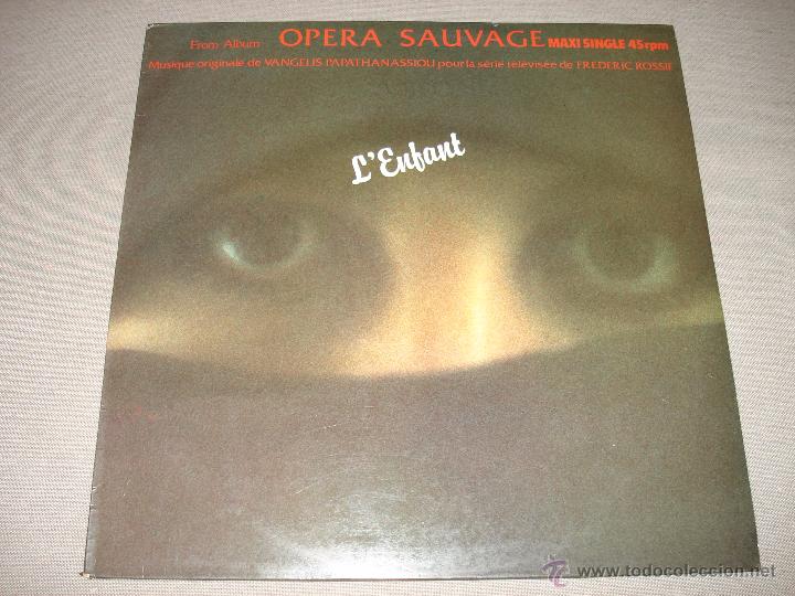 Discos de vinilo: BSO OPERA SAUVAGE-VANGELIS MAXI POLYDOR - Foto 1