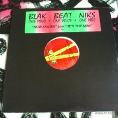 Discos de vinilo: BLACK BEAT NIKS - NOW I KNOW - MAXI - VINILO - VIBE - DUB - 1995. Lote 52393662