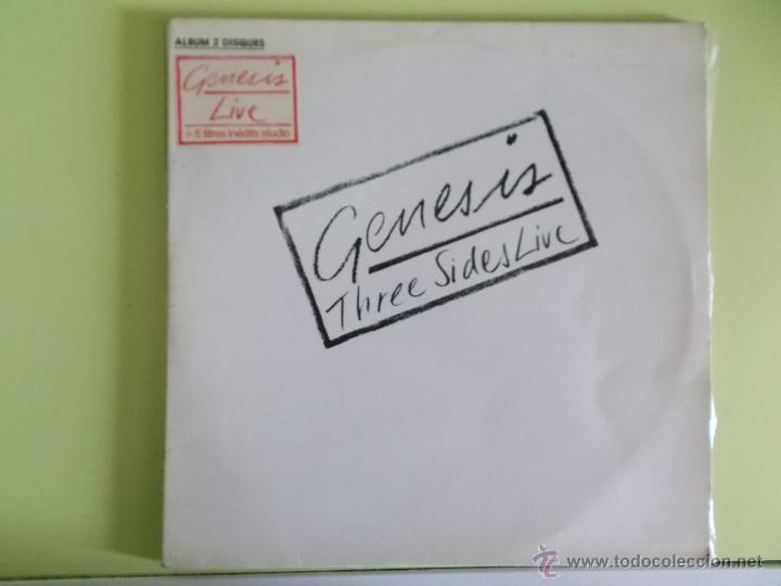 Discos de vinilo: GENESIS THREE SIDES LIVE - 2LPS PORTADA DOBLE VERTIGO - Foto 1