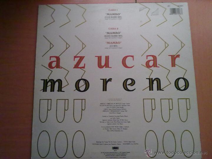 Discos de vinilo: AZUCAR MORENO -MAMBO - MAXI - Foto 2
