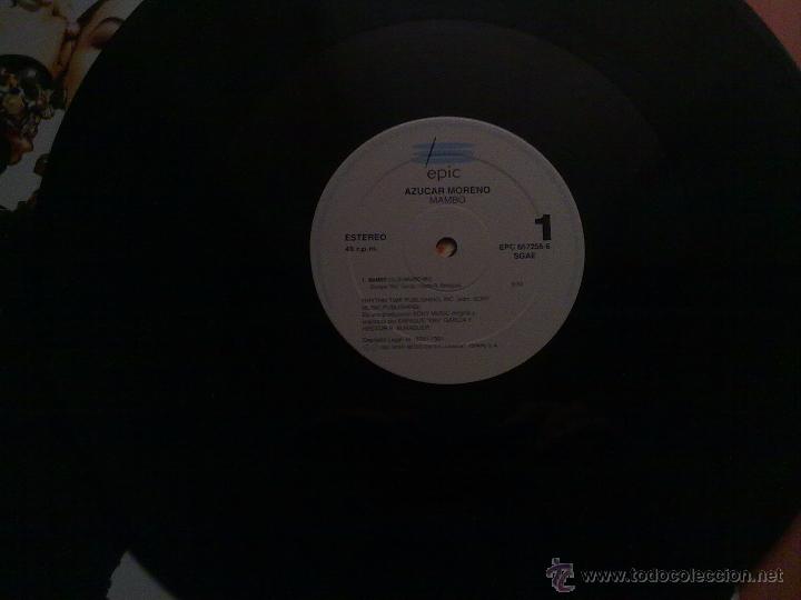Discos de vinilo: AZUCAR MORENO -MAMBO - MAXI - Foto 3