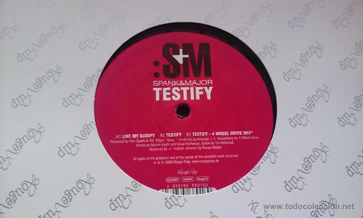 Discos de vinilo: Spank & Major - Testify / Like My Sloopy - 2000 - Foto 1