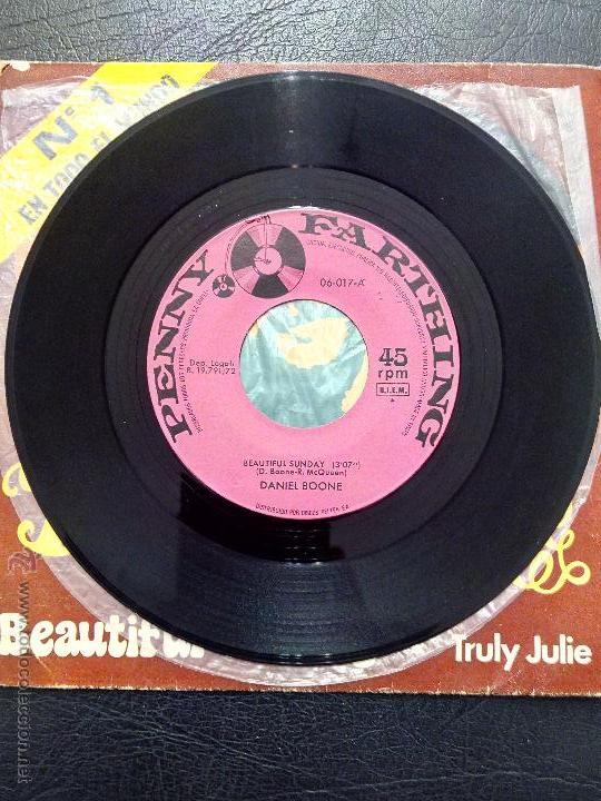 Discos de vinilo: SINGLE DANIEL BOONE - BEAUTIFUL SUNDAY - BELTER 1972. - Foto 5