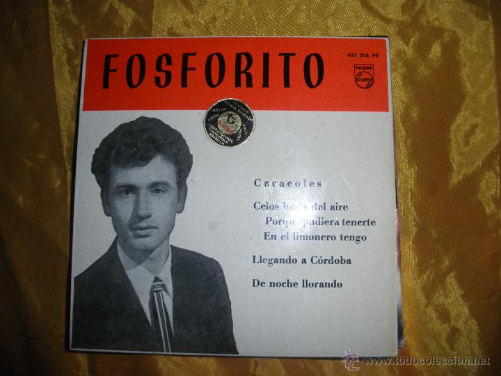 Discos de vinilo: FOSFORITO. CARACOLES + 3. EP. PHILIPS 1958. IMPECABLE - Foto 1