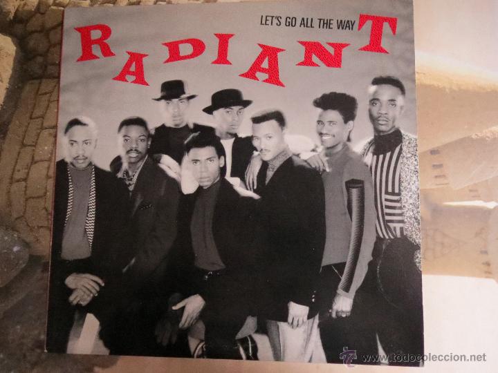 Discos de vinilo: RADIANT LETS GO ALL THE WAY. - Foto 1