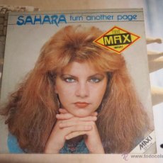 Discos de vinilo: SAHARA TURN ANOTHER PAGE.. Lote 52446815