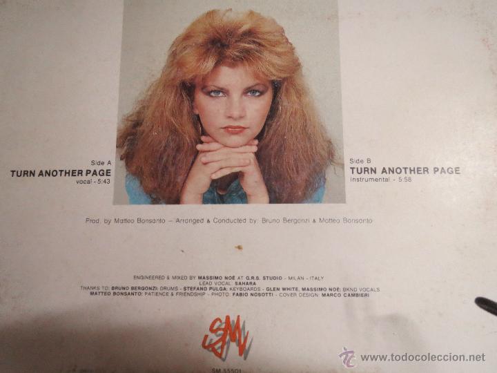 Discos de vinilo: SAHARA TURN ANOTHER PAGE. - Foto 2