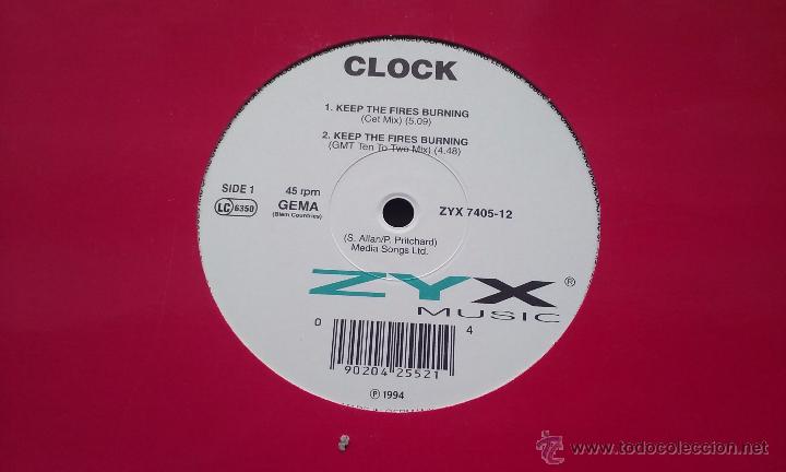 Discos de vinilo: Clock - Keep The Fires Burning - 1994 - Foto 1