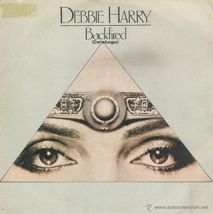 Discos de vinilo: Debbie Harry single Backfired / Military Rap 1981 - Foto 1
