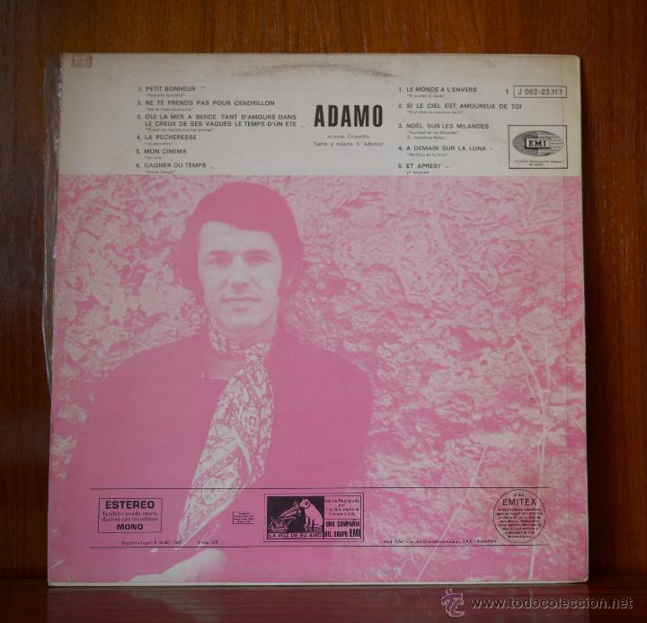 Discos de vinilo: Adamo (Emi, 1969) - Foto 2