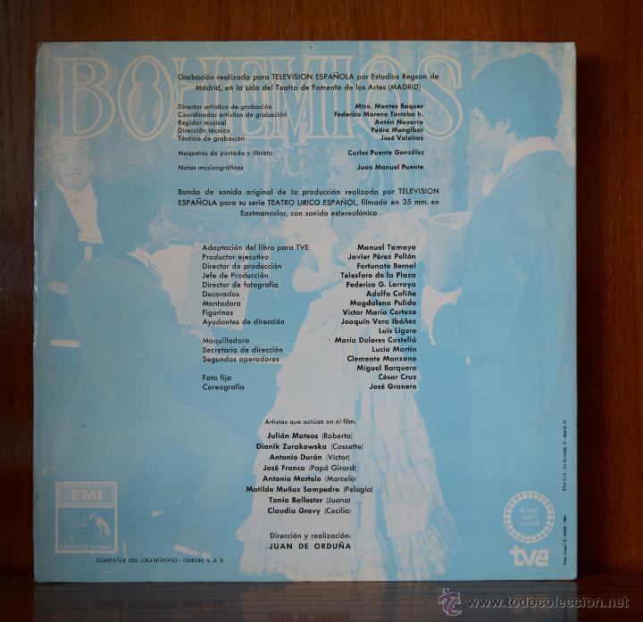 Discos de vinilo: Bohemios (Emi, 1968) - Foto 2