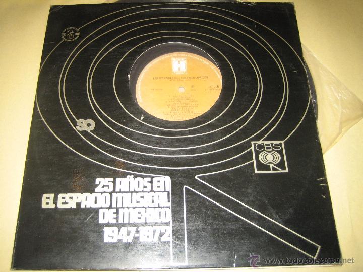 Discos de vinilo: 25 A&Ntilde;OS EN EL ESPACIO MUSICAL DE MEXICO - 1972 - Foto 1