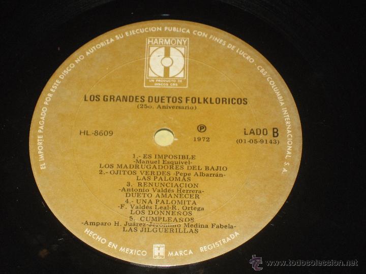 Discos de vinilo: 25 A&Ntilde;OS EN EL ESPACIO MUSICAL DE MEXICO - 1972 - Foto 2