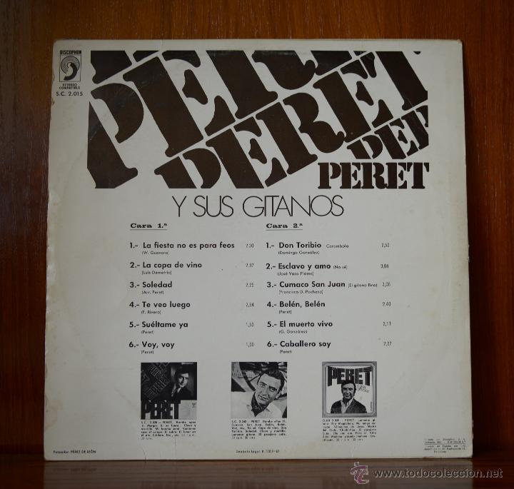 Discos de vinilo: Peret y sus gitanos (Discophon, 1967) - Foto 2