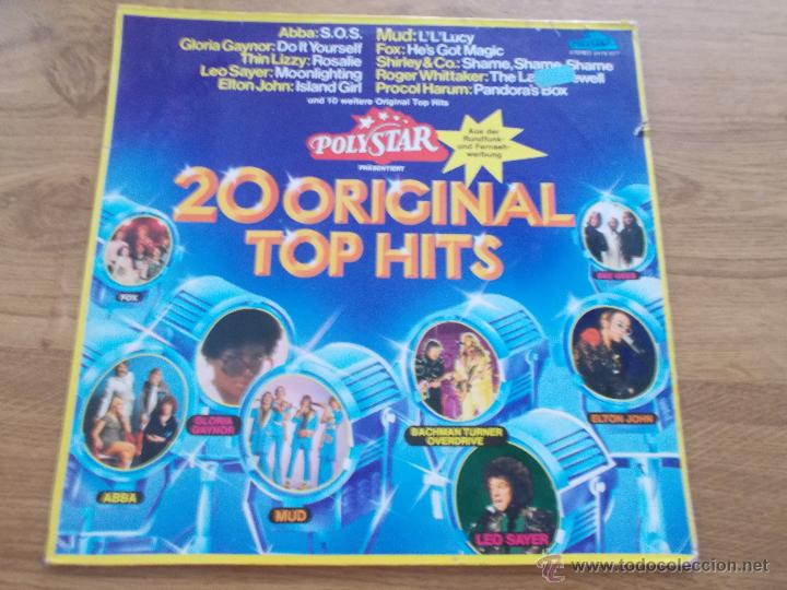 Discos de vinilo: 20 ORIGINAL TOP HITS. EDICION ALEMANA - Foto 1