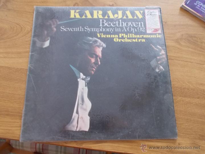 Discos de vinilo: KARAJAN BEETHOVEN SEVENTH SYMPHONY IN A OP.92 - Foto 1