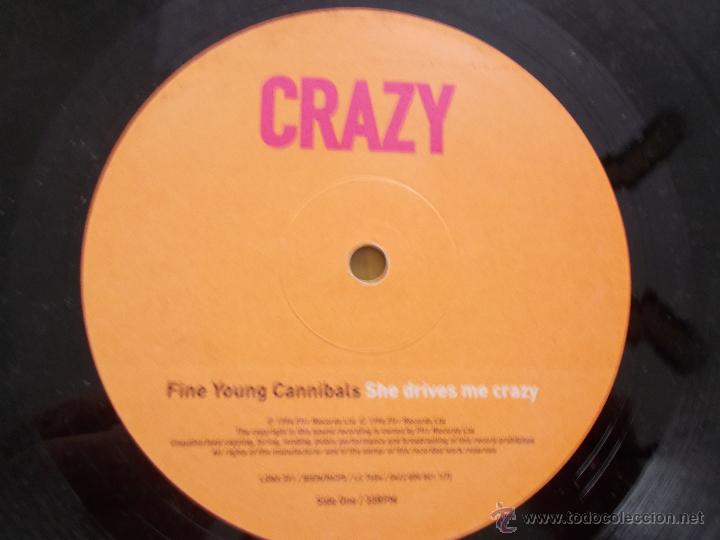 Discos de vinilo: CRAZY FINE YOUNG CANNIBALS CRAZY. MAXI 12 - Foto 2