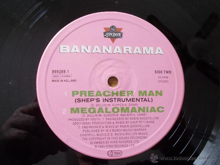 Discos de vinilo: BANANARAMA. PREACHER MAN MAXI 12 - Foto 2