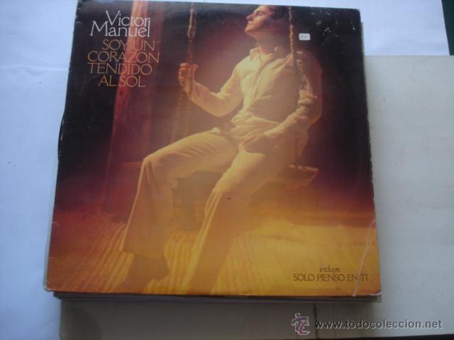 Discos de vinilo: V&iacute;ctor Manuel Soy Un Corazon Tendido Al Sol - Foto 1