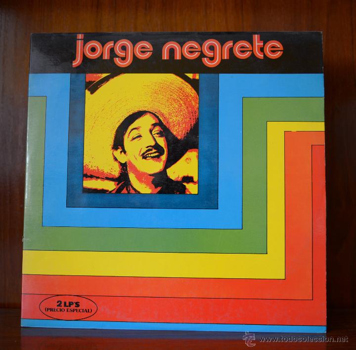 Discos de vinilo: Jorge Negrete (RCA, 1973). Doble disco - Foto 1