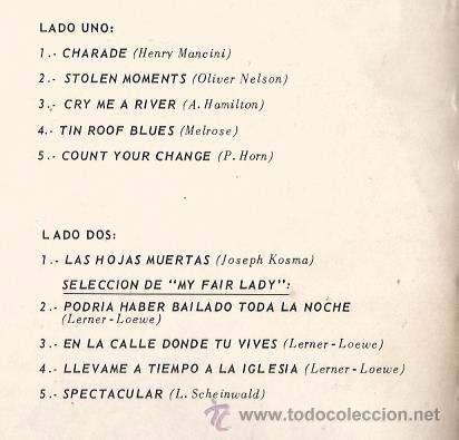 Discos de vinilo: LP LOS GRECO&acute;S :  EN LO CURRO ( JAZZ EN CHILE, 1967 ) - Foto 4