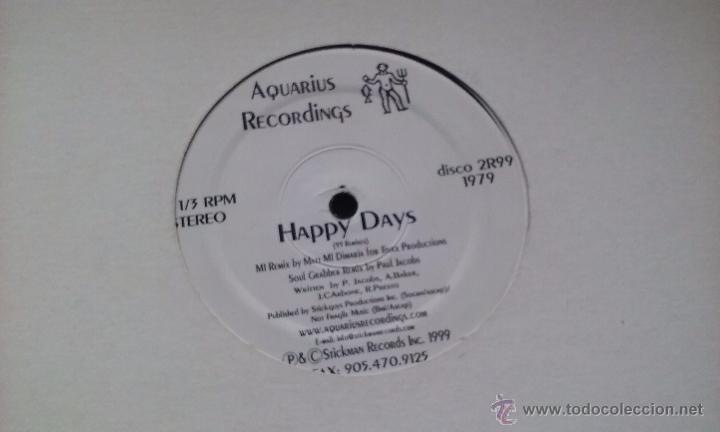 Discos de vinilo: Paul Jacobs - Happy Days (99 Remixes) - 1999 - Foto 1
