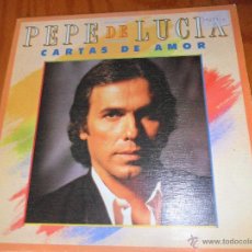 Discos de vinilo: PEPE DE LUCIA - CARTAS DE AMOR / LA LUNA DEL MAR - 1987 CBS
