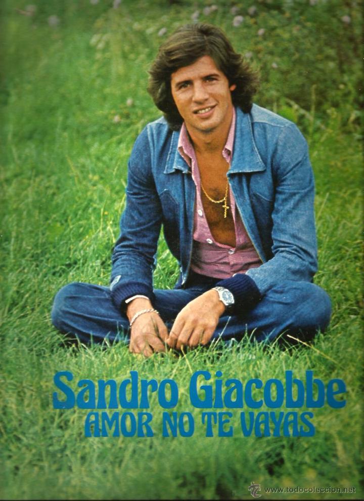 Discos de vinilo: LP SANDRO GIACOBBE : AMOR NO TE VAYAS - Foto 1