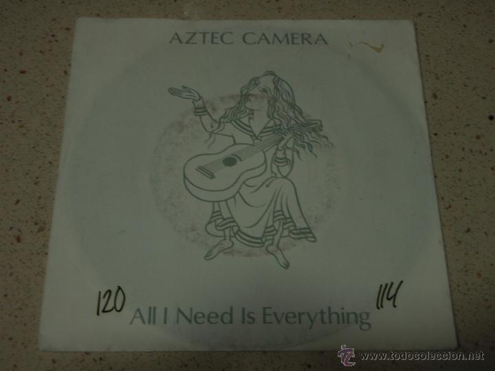Discos de vinilo: AZTEC CAMERA ( ALL I NEED IS EVERYTHING - JUMP ) 1984 - GERMANY SINGLE45 WEA - Foto 1