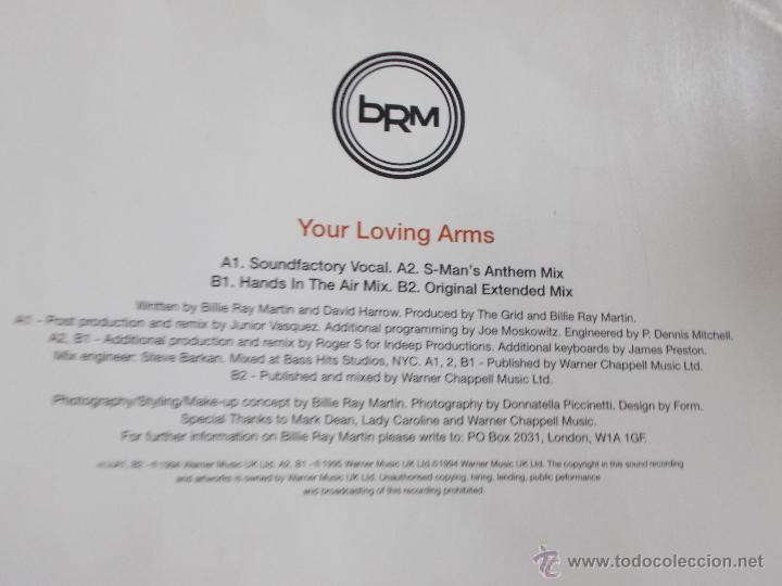 Discos de vinilo: BILLIE RAY MARTIN MAXI 12 - Foto 3