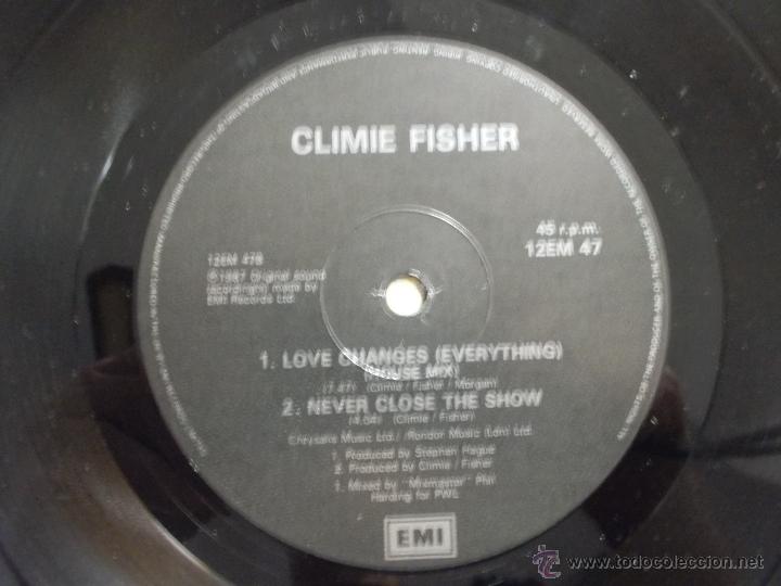Discos de vinilo: CLIMIE FISHER. MAXI 12 - Foto 2
