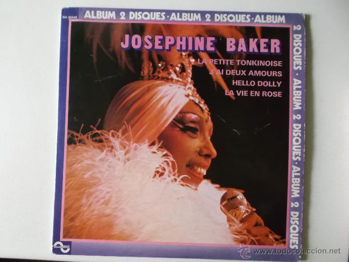 Discos de vinilo: JOSEPHINE BAKER - 2 LPS 1977 - Foto 1