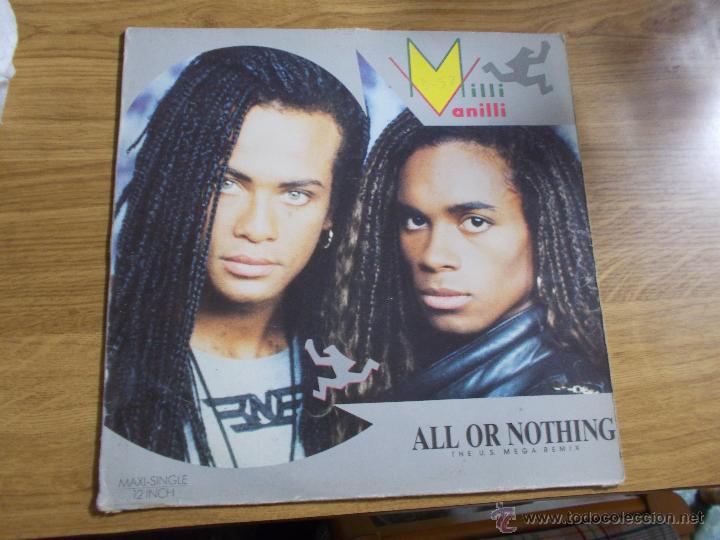 Discos de vinilo: MILLI VANILLI. ALL OR NOTHING.. MAXI 12 - Foto 1