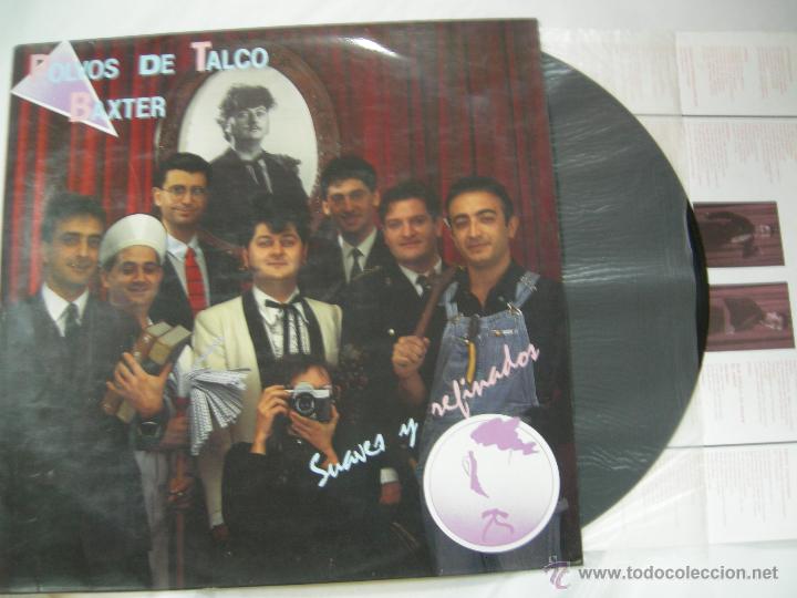 Disques de vinyle: POLVOS DE TALCO BAXTER Suaves y refinados LP 1988 Xirivella MOVIDA ROCK VALENCIA, 1988