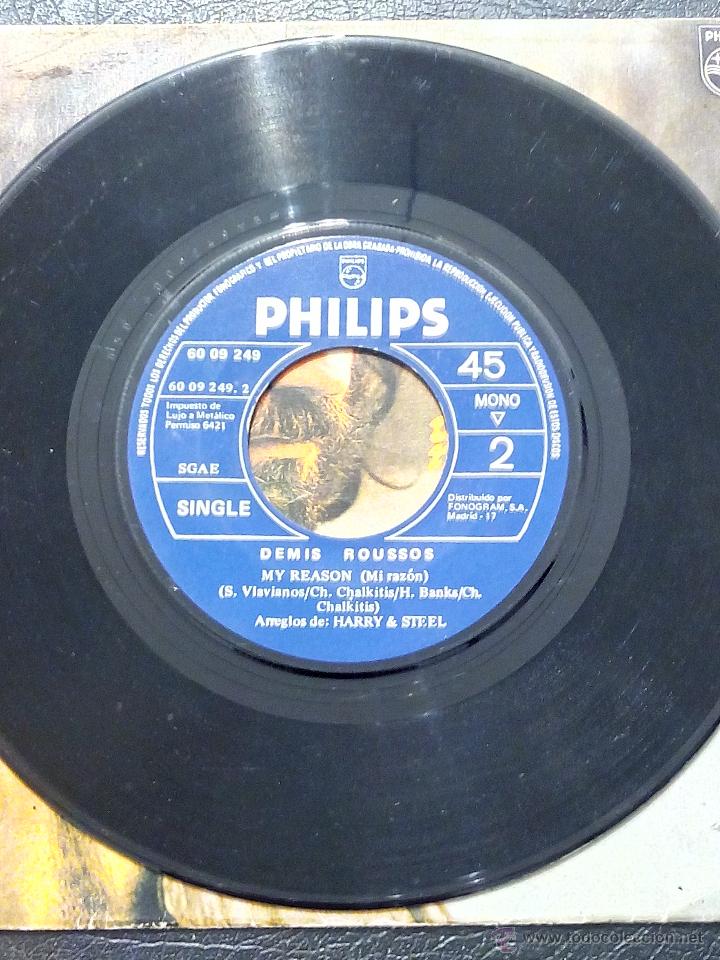 Discos de vinilo: SINGLE DEMIS ROUSSOS - WHEN I AM A KID - PHILIPS 1972. - Foto 4