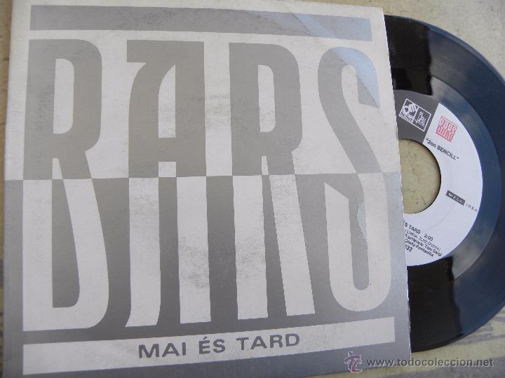 Discos de vinilo: BARS -MAI ES TARD -SINGLE PROMO 1991 - Foto 1