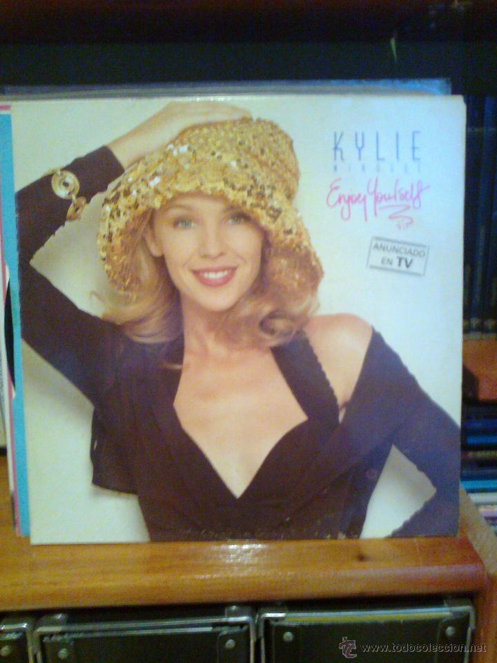 Discos de vinilo: kylie minogue lp enjoy yourself - Foto 1