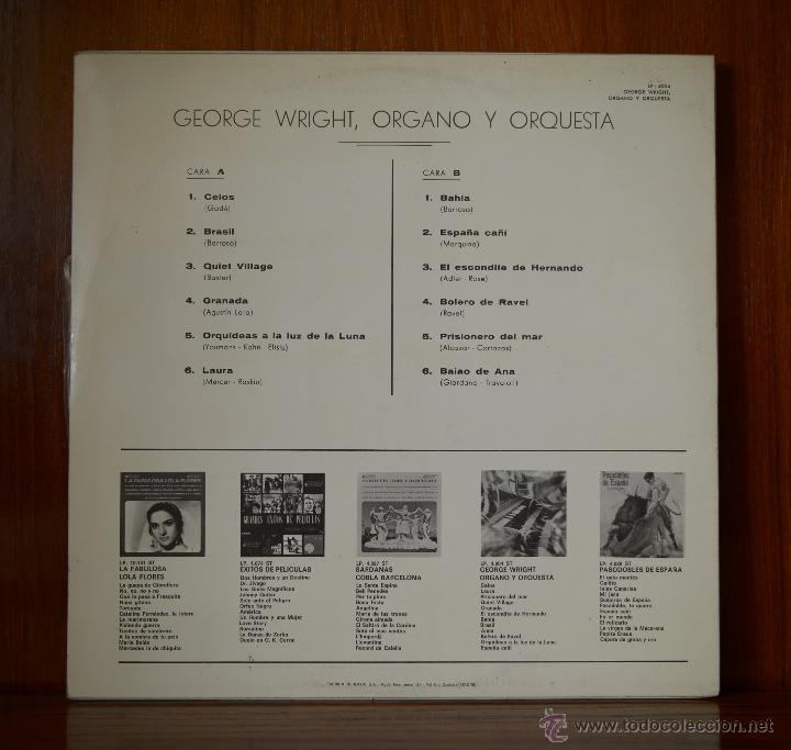 Discos de vinilo: George Wright - Organo y orquesta (Iberofon, 1968) - Foto 2