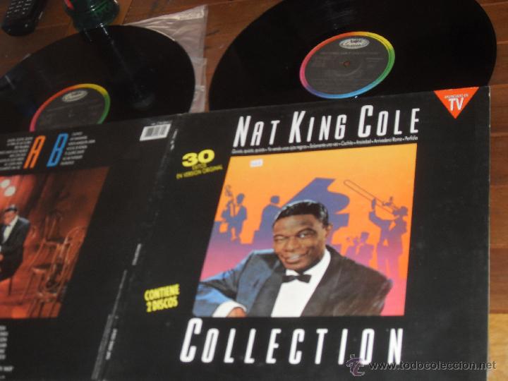 Discos de vinilo: NAT KING COLE 2 LP. COLLECTION. 30 EXITOS. MADE IN SPAIN. 1990. - Foto 1