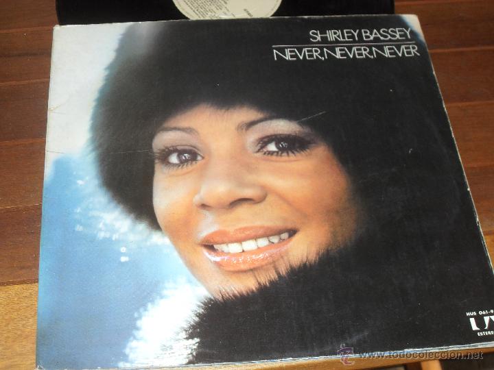 Discos de vinilo: SHIRLEY BASSEY LP. NEVER. MADE IN SPAIN. 1973. - Foto 1