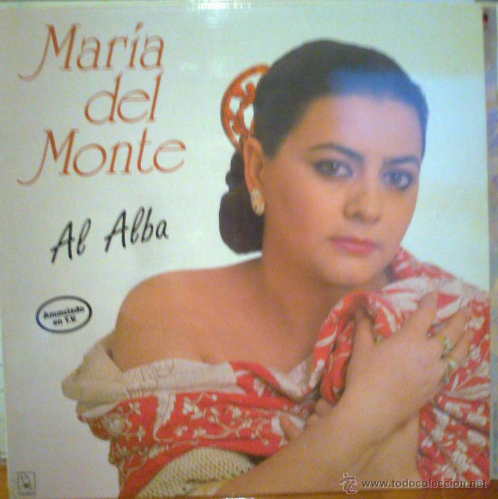 Discos de vinilo: maria del monte lp al alba - Foto 1