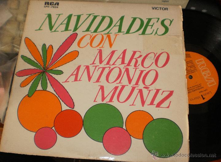 Vinyl records: navidades con marco antonio mu&ntilde;iz lp.venezuela
