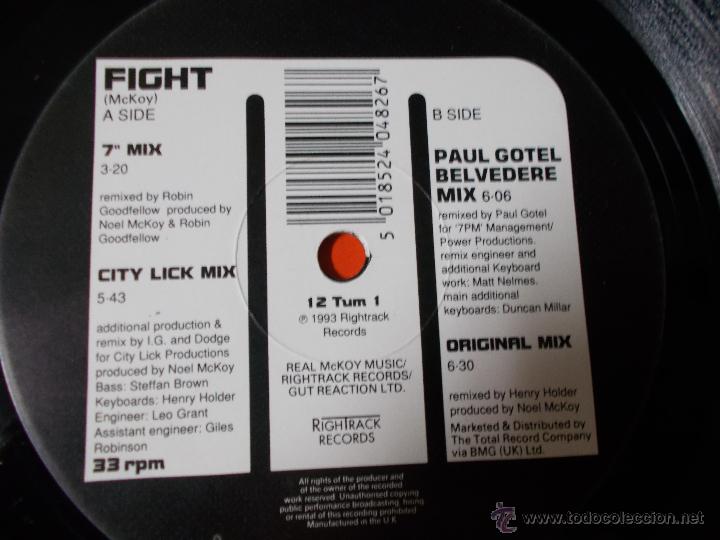 Discos de vinilo: McKOY FIGHT MAXI 12 - Foto 2