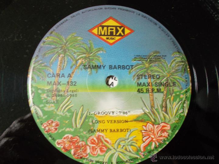 Discos de vinilo: SAMMY BARBOT MAXI 12 - Foto 2